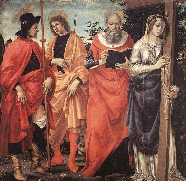 Fra Filippo Lippi Four Saints Altarpiece